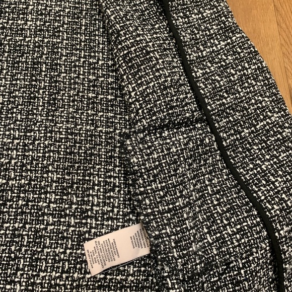 Nanette Lepore Tweed Blazer/Jacket 3/4 Sleeve Functional Pockets - Picture 10 of 13